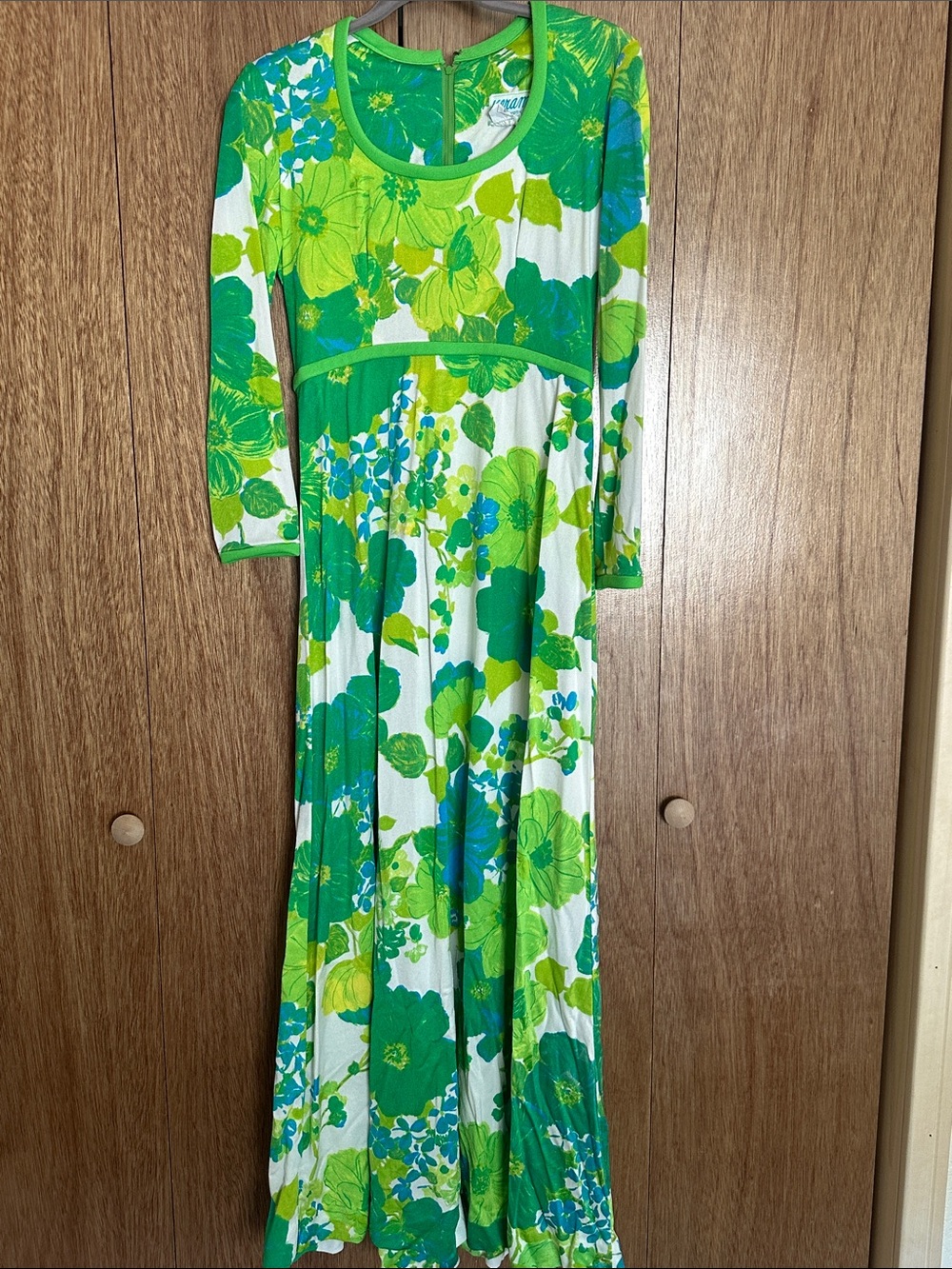 Beautiful Vintage 70’s Keram New York Maxi Dress